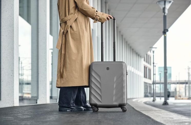Валіза Wenger, Motion, полікарбонат, мала, 55см, 30/40л, TSA, 4 колеса, сірий RC_612547 фото