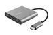 Хаб Trust Dalyx 3-in-1 USB-С > USB-А 3.2/USB-С/HDMI, Алюміній, 0.1м, чорний RC_23772_TRUST фото 1