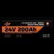 Акумулятор LP LiFePO4 24V (25,6V) - 200 Ah (5120Wh) (Smart BMS 100А) з BT пластик для ДБЖ LP_20201 фото 2
