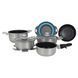 Набір посуду Gimex Cookware Set induction 9 предметів Silver (6977226) DS_DAS302023 фото 1