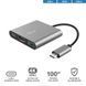 Хаб Trust Dalyx 3-in-1 USB-С > USB-А 3.2/USB-С/HDMI, Алюміній, 0.1м, чорний RC_23772_TRUST фото 7