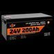 Акумулятор LP LiFePO4 24V (25,6V) - 200 Ah (5120Wh) (Smart BMS 100А) з BT пластик для ДБЖ LP_20201 фото 4