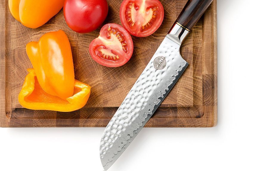 Професійний ніж із дамаської сталі Santoku GRILLI 88871 GR_012180 фото