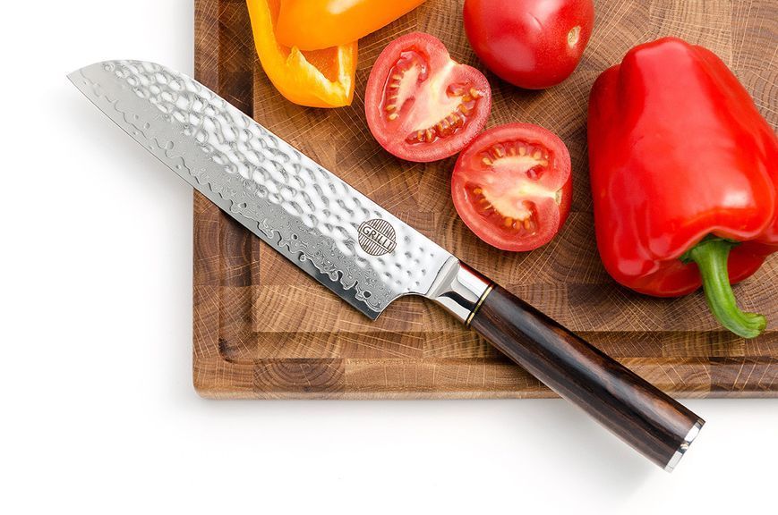 Професійний ніж із дамаської сталі Santoku GRILLI 88871 GR_012180 фото