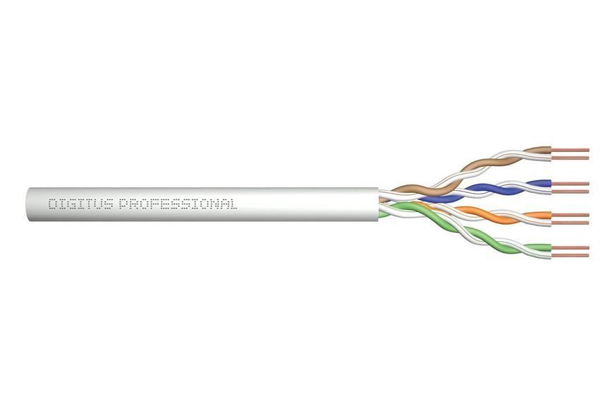 Кабель Digitus CAT 5e U-UTP кручена пара, довжина 305м, оболонка PVC RC_DK-1511-V-305-1 фото