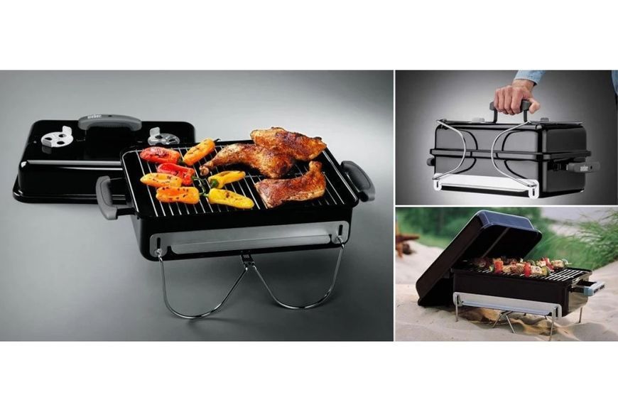 Вугільний гриль Go-Anywhere чорний Weber 1131004 GR_003473 фото