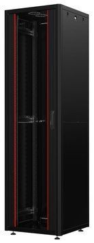 Шафа 19", 32U, GTN SERVER, скляні двері, 600x1000 мм, максимально 1000 кг, чорний MIRSAN RC_MR.GTN32U61DE.01 фото
