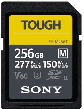 Карта памяти Sony SDXC 256GB C10 UHS-II U3 V60 R277/W150MB/s Tough RC_SFM256T.SYM фото