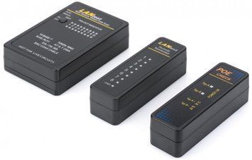 Тестер DIGITUS для мережевих кабелів, RJ45 & BNC RC_DN-14001-1 фото