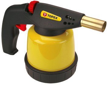 Лампа паяльная газовая TOPEX 1350&deg;C 1.9кВт пьезоподжиг регулировка пламени RC_44E141 фото