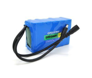 Акумуляторна батарея літієва QiSuo 24V 6Ah з елементами Li-ion 18650 (112x38x70) U_26005 фото