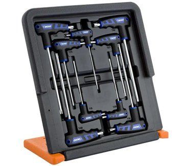 Ключи TORX типа T BOXO 9шт. KM_07-00-33 фото