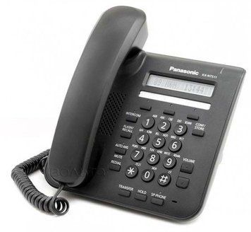 Дротовий IP-телефон Panasonic KX-NT511ARUB Black для АТС Panasonic KX-TDE/NCP/NS RC_KX-NT511ARUB фото