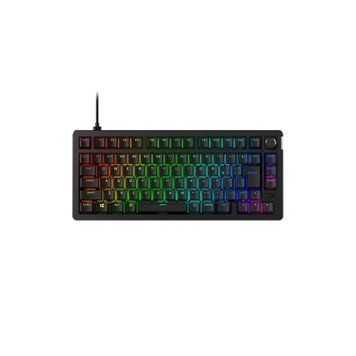 Клавіатура механічна Alloy Rise 75key, Red, USB-A, EN/UA, RGB, чорний HyperX RC_7G7A4AA фото