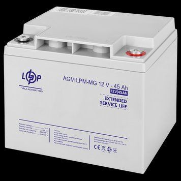 Акумулятор мультигелевий LPM-MG 12V - 45 Ah LP_6559 фото