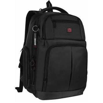 Рюкзак міський Swissbrand Wembley 19 Black (SWB_S19BEWEM001U) DS_DAS301386 фото