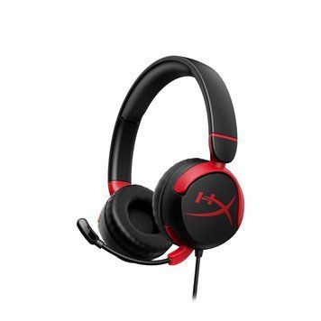 Гарнитура игровая Cloud Mini, mini-jack, 1.2м,черный-красный HyperX RC_7G8F4AA фото