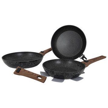 Набор сковородок Gimex Frying Pan Set 3 предмета Black (6979264) DS_DAS302024 фото