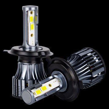 LED лампа головного света DriveX ME-09 H4 5500K LED кол-т., комплект 2 шт DR_DR-00001342 фото
