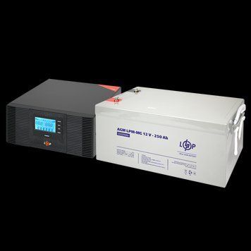 Комплект резервного живлення LP (LogicPower) ДБЖ + мультигелева батарея (UPS B1500 + АКБ MG 3000Wh) LP_20003 фото