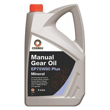 Трансмиссионное масло Comma GEAR OIL EP75W-80 PLUS 5л LI_EP75W80P5L фото