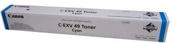 Тонер Canon C-EXV49C C3325i/C3330i/C3520i/C3720i/DX C3730i/DX C3822/DX C3826i (19000 стр.) Cyan RC_8525B002 фото