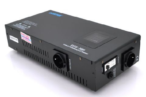 Стабілізатор напруги релейний Conter SVR-5000VA/3750W однофазний монтажу підлогового LED дисплей DC150-270V (без акумулятора і U_28943 фото