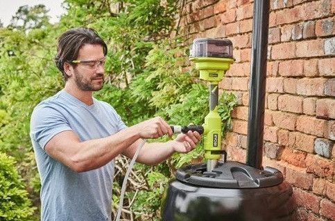 Насос для води RY18STPA-0 Ryobi, 18В ONE+, 360л/год, телескопічний, підйом 7м, 0.7 бар, вихід 25мм, IPX8 RC_5133005716 фото