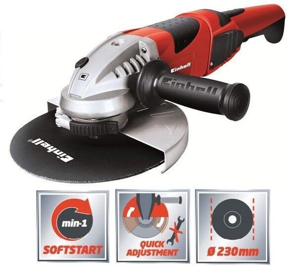 Кутошліфувальна машина Einhell TE-AG 230/2000 RC_4430840 фото