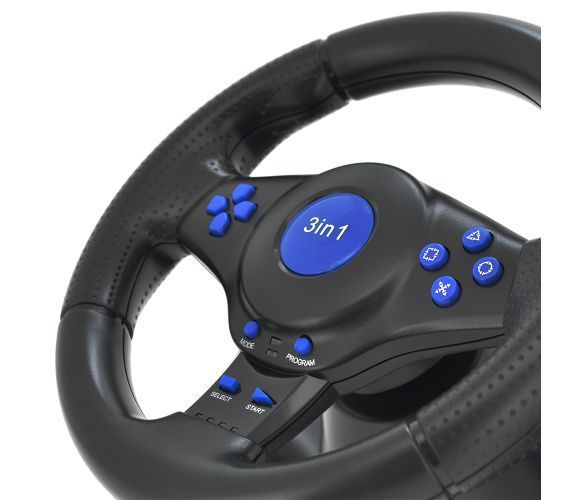 Руль 3 в 1, для PC/PS2/PS3/XBOX U_25148 фото