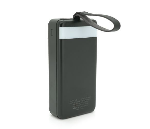 Повербанк LIONPATTON L45, 40000mAh, QC3.0, MicroUSB, Type-C, Lighting, 3xUSB, Black, Box U_38067 фото