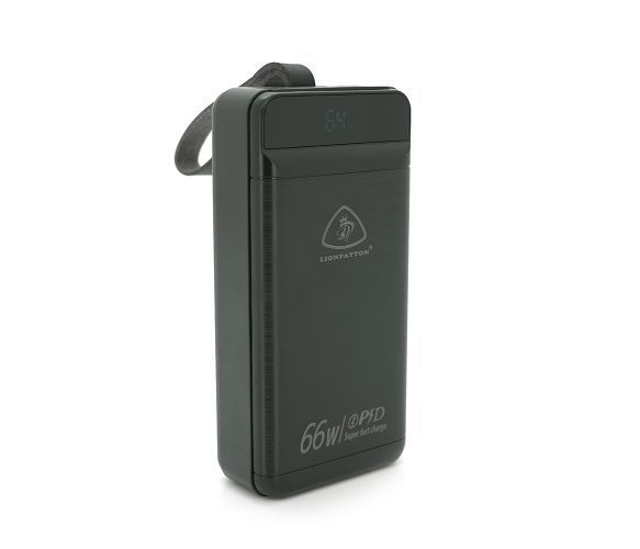 Повербанк LIONPATTON L45, 40000mAh, QC3.0, MicroUSB, Type-C, Lighting, 3xUSB, Black, Box U_38067 фото