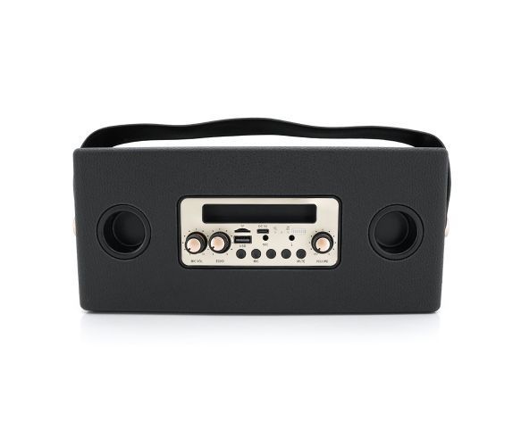 Колонка Kisonli G101 Bluetooth 5.0, два мікрофони, 2х15W, 2400m Аг, USB, DC: 5V/1A, Чорний, Q8 U_31285 фото