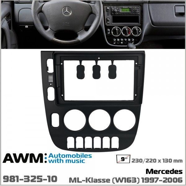 Перехідна рамка Mercedes ML-Klasse AWM 981-325-10 AV_981-325-10 фото
