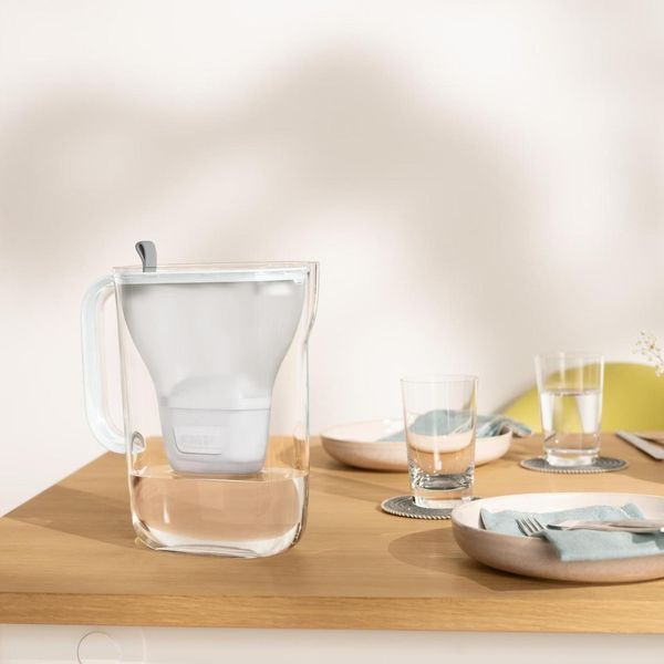 Фільтр-глечик Brita Style LED MXPro 2.4л (1.4л очищеної води) сірий RC_1052809 фото