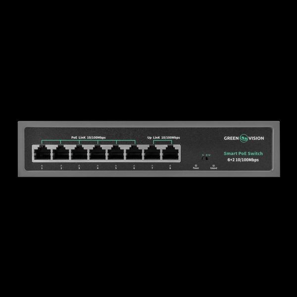 Комутатор мережевий GV-014-D-06+2P POE LP_20225 фото