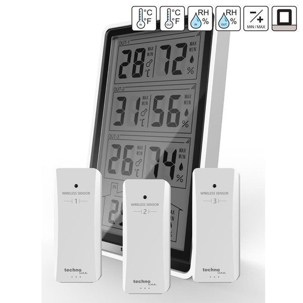 Термогигрометр Technoline WS7060 Black (WS7060) DS_DAS301192 фото