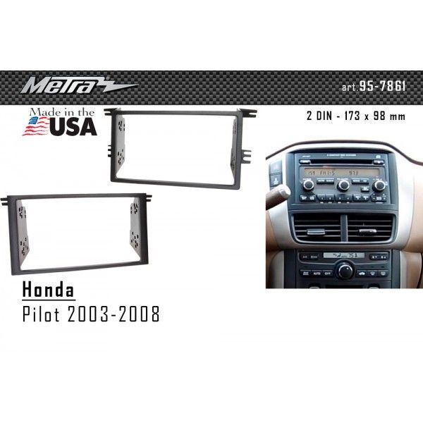 Перехідна рамка Metra 95-7861 для Honda Pilot 2003-2008 AV_95-7861 фото