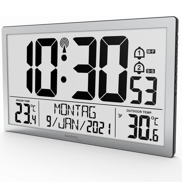 Часы настенные Technoline WS8113 Silver (WS8113) DS_DAS302461 фото