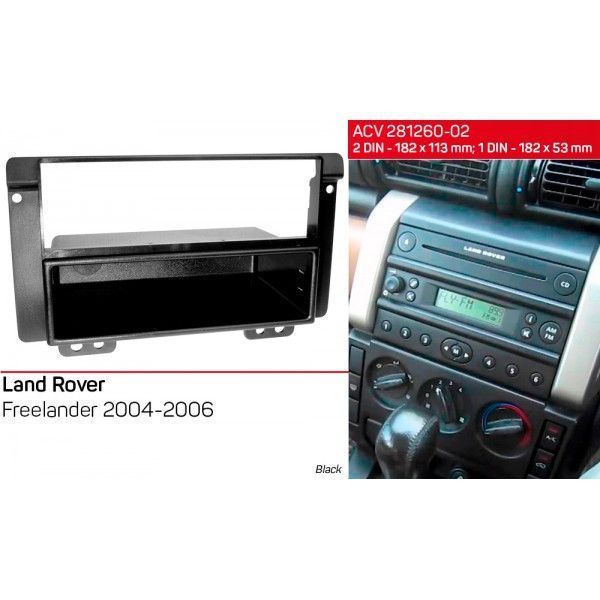 Перехідна рамка ACV 281260-02 для Land Rover Freelander 2004-2006 AV_281260-02 фото