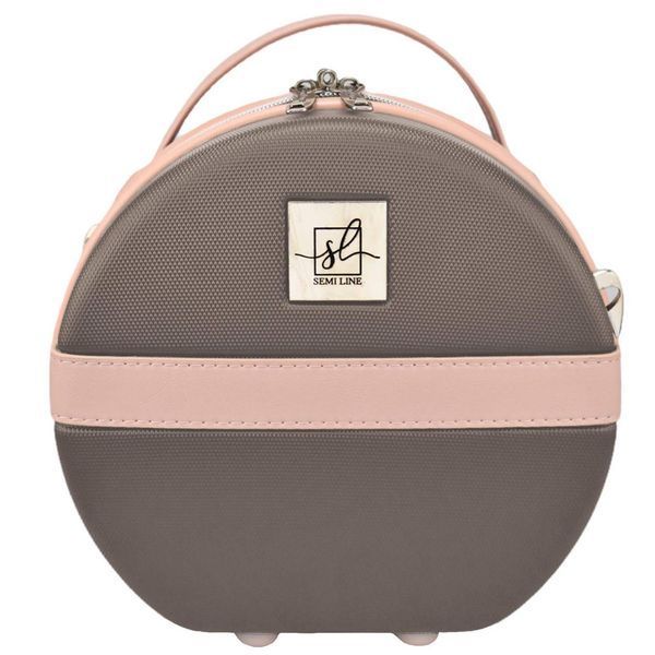 Б'юті-кейс Semi Line 5L Brown/Pink Cream (T5673-1) DS_DAS302677 фото