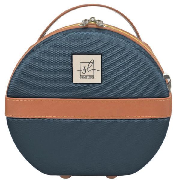 Б'юті-кейс Semi Line 5L Blue/Brown (T5672-1) DS_DAS302673 фото