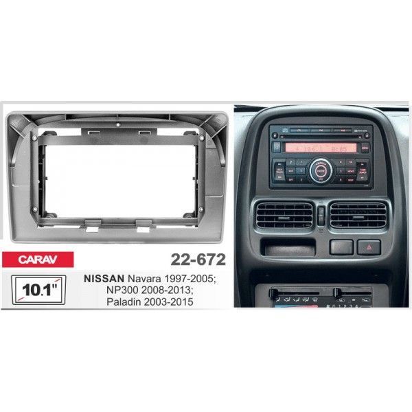 Перехідна рамка Nissan Navara, NP300 Carav 22-672 AV_22-672 фото