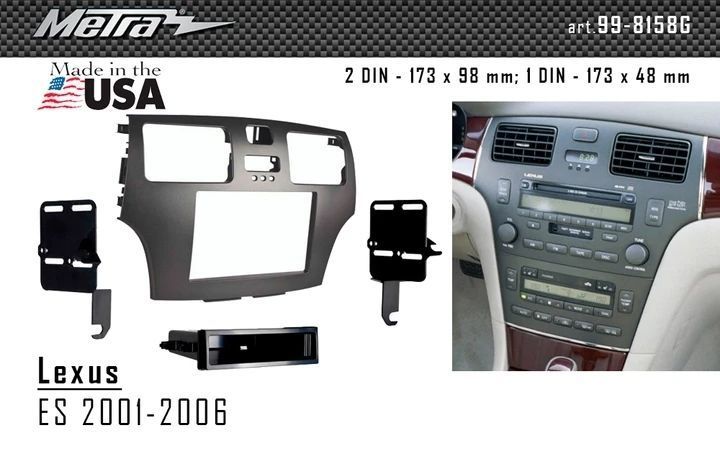 Переходная рамка Lexus ES Metra 99-8158G AV_99-8158G фото