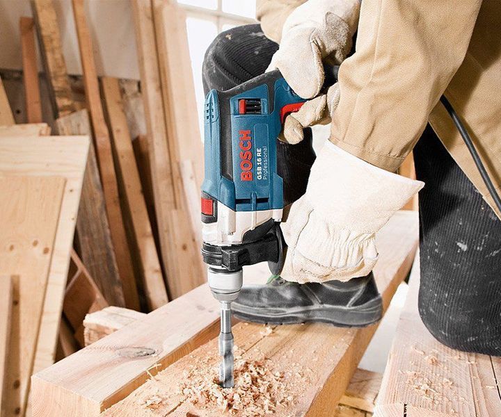 Ударная дрель Bosch GSB 16 RE БЗП (060114E500) RC_0.601.14E.500 фото