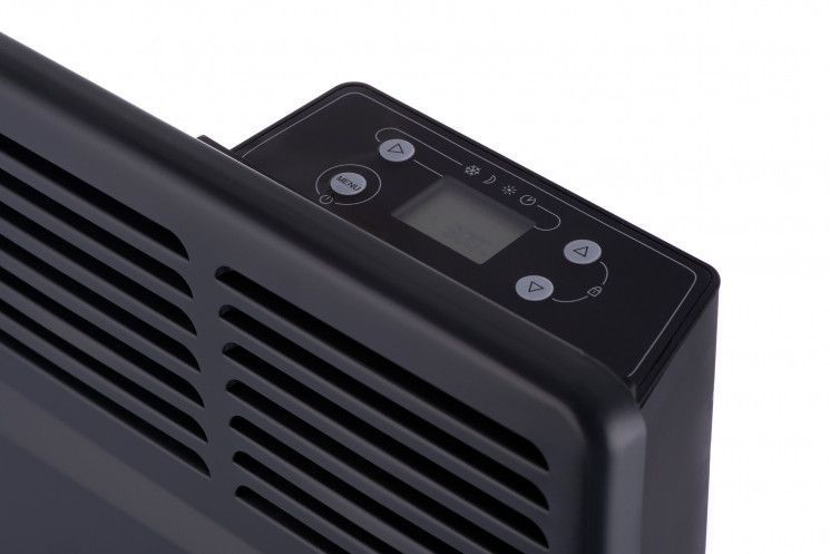Конвектор електричний ARDESTO СН-2000ECW, 2000 Вт, 20 м2, LED-дисплей, IP24, матовий антрацит RC_CH-2000ECA фото