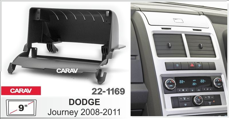 Перехідна рамка CARAV 22-1169 для Dodge Journey AV_22-1169 фото