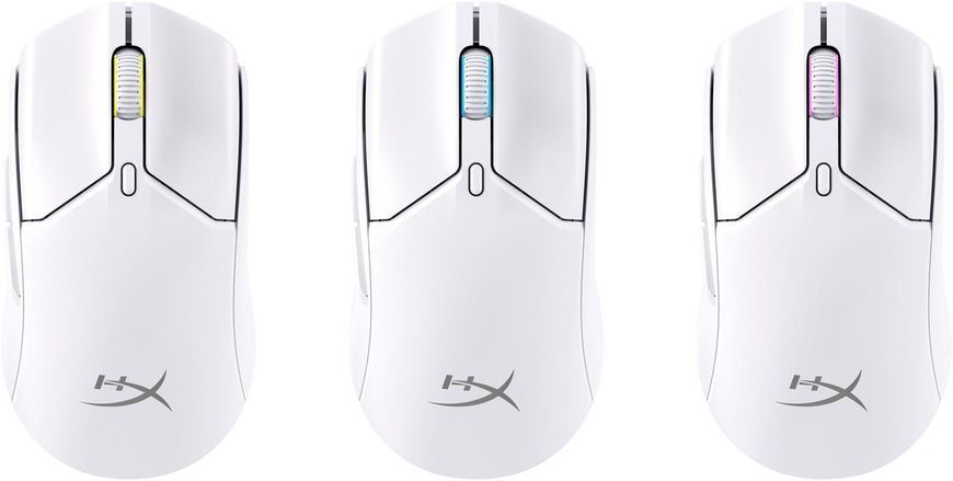 Мышь HyperX Pulsefire Haste 2 mini, RGB, USB-A/WL/BT, белый RC_7D389AA фото