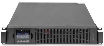 Источник бесперебойного питания Digitus OnLine, 1000VA/1000W, LCD, 8xC13, RJ45, RS232, USB, Rack/Tower RC_DN-170093 фото