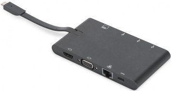 Док-станция DIGITUS Travel USB-C, 9 Port RC_DA-70865 фото